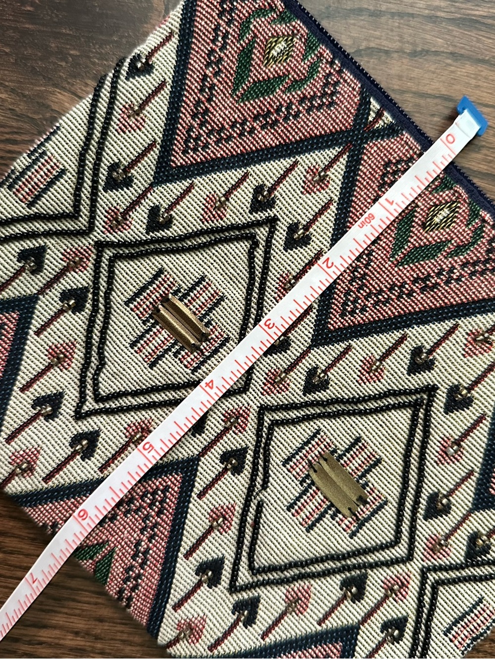 Patterned Zip Clutch - Picture 6 of 6